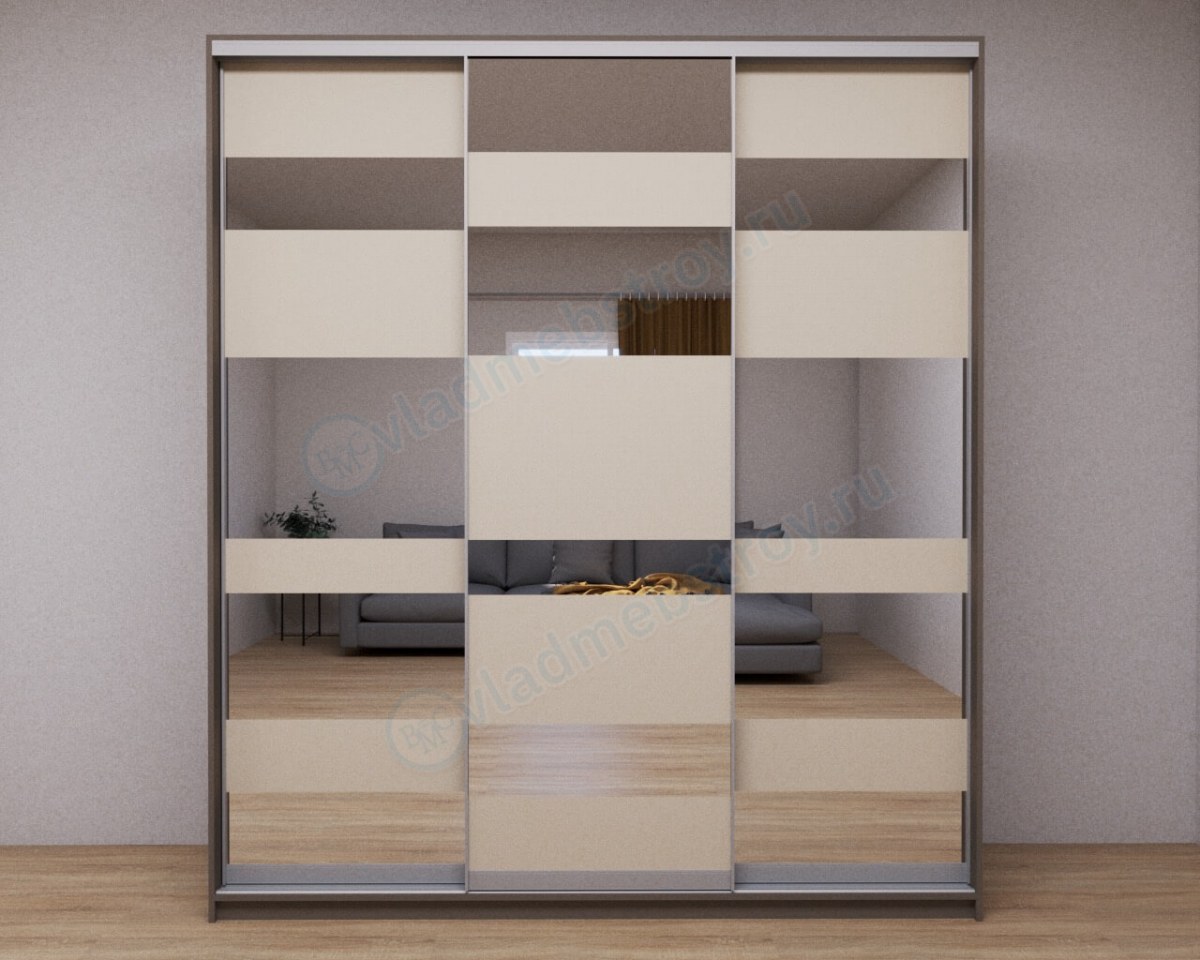 Шкаф-купе Уолдорф в светлом исполнении фото