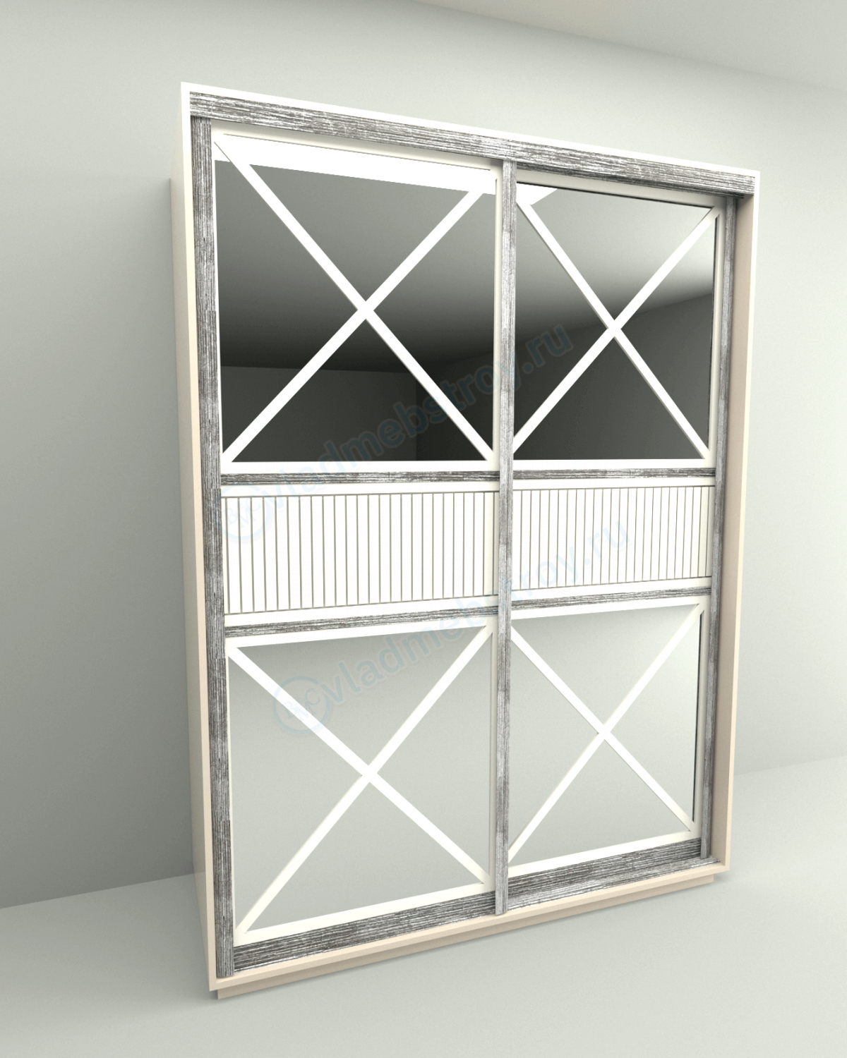 Шкаф-купе Венецианец светлый фото