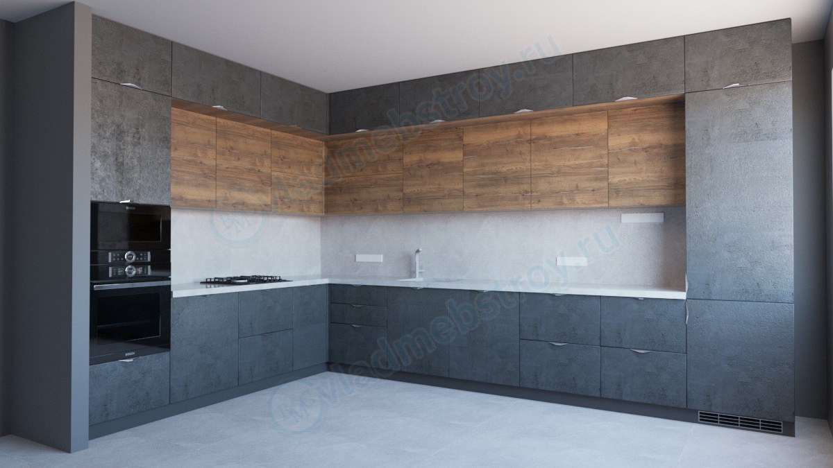 Современная и стильная кухня Урбан фото