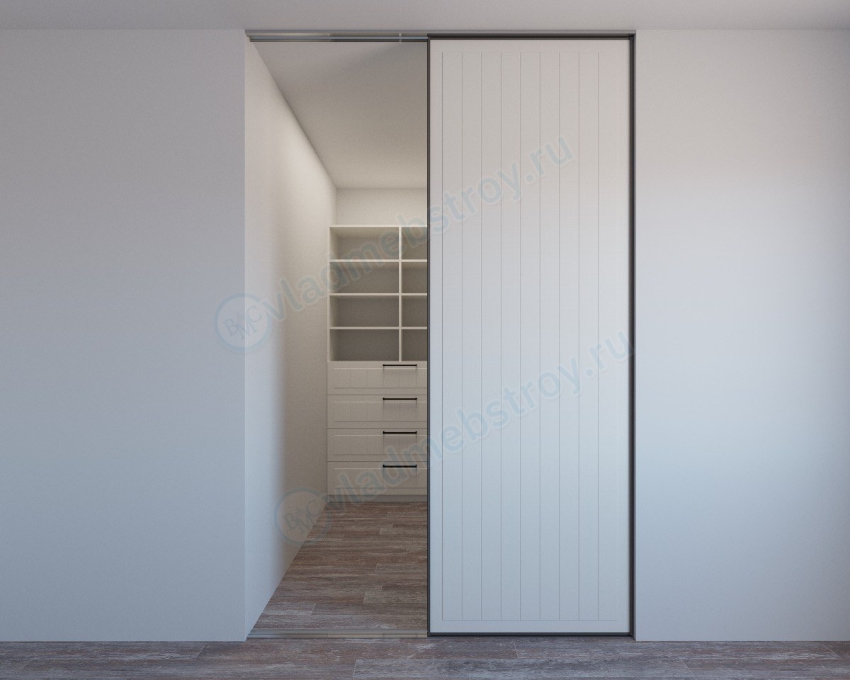 Гардеробная Муза в белом цвете фото