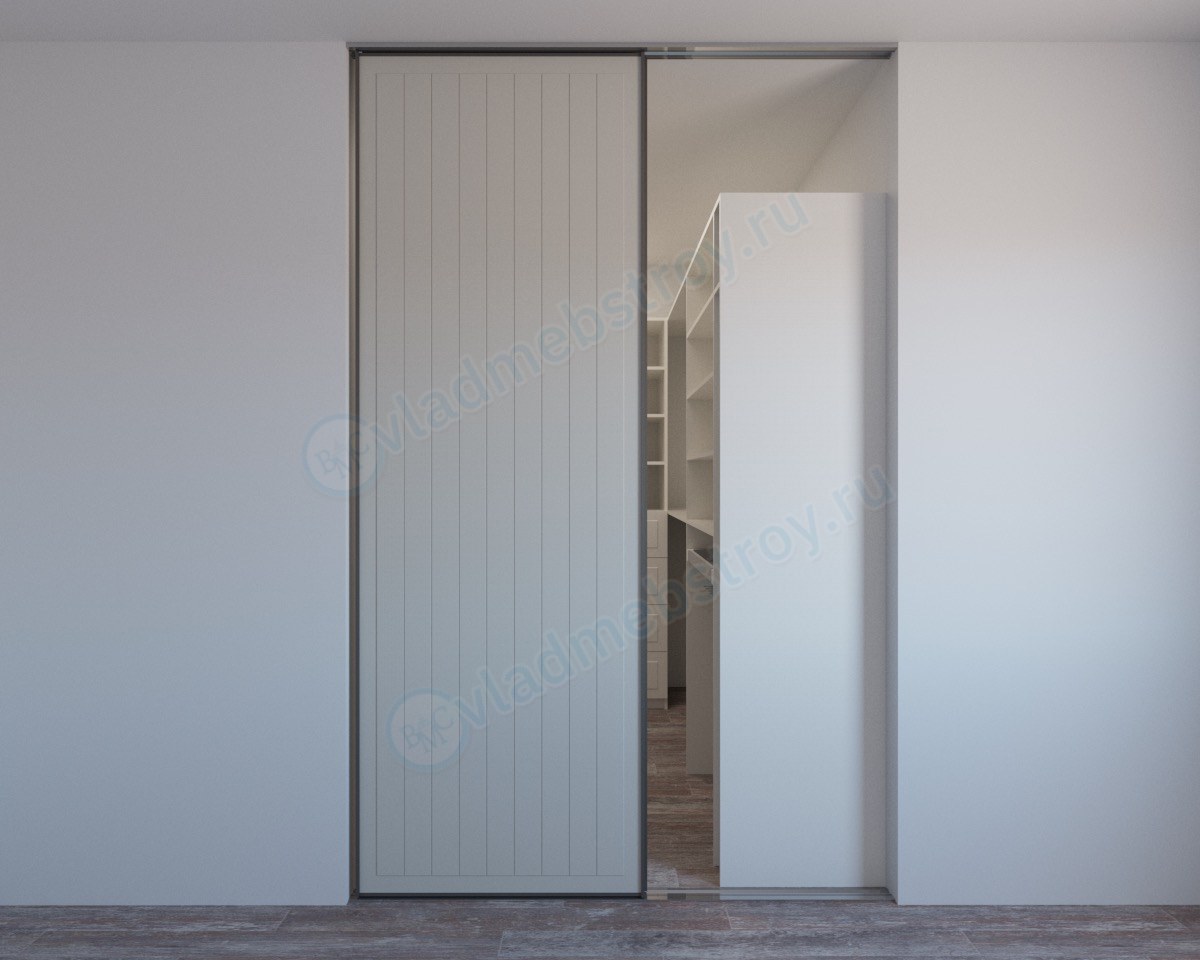 Гардеробная Муза, фото приоткрытой двери фото