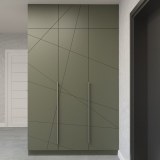 Шкаф распашной оливкового цвета