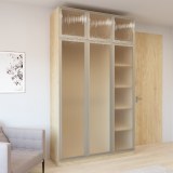 Шкаф распашной стеклянные двери