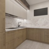 Кухня угловая во всю стену