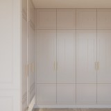 Угловой шкаф с распашными дверями
