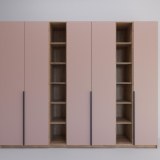 Распашной шкаф розовый Джинни фото
