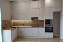 Современная кухня из МДФ под пленкой