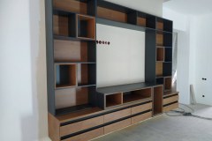 Дизайнерская стенка на заказ фото