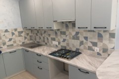 Кухонный гарнитур с баром фото