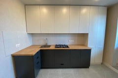 Кухонный гарнитур с фасадами без ручек во Владимире фото