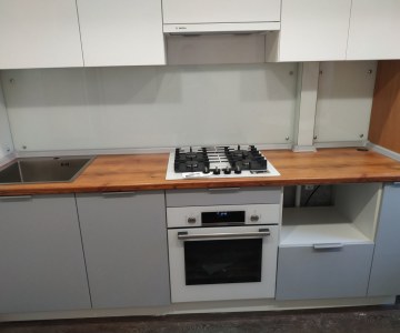 Двухуровневая кухня на заказ Двухуровневая кухня во Владимире фото