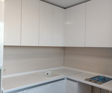 Кухня  столешница и стеновая панель Скиф 38 мм.