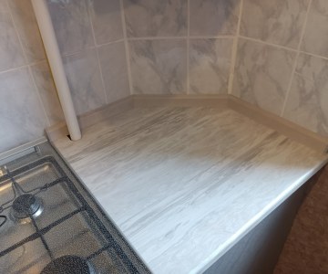 Качественное прилегание столешницы