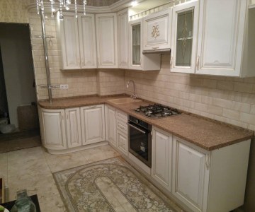 Кухня классика (патина + фрезеровка)