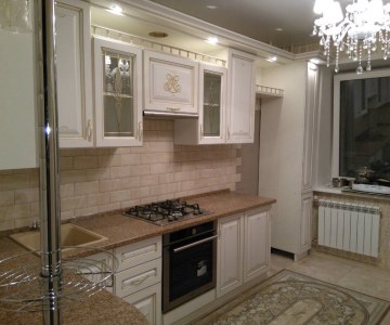 Кухня классика патина