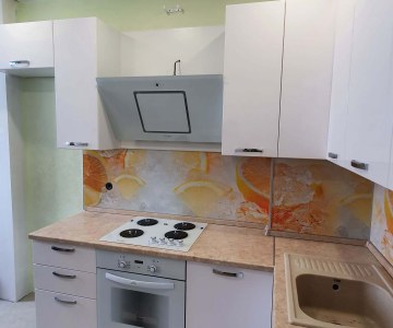 Кухня в стиле Модерн вид сбоку фото