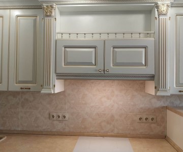 Фасады с фрезеровкой "Дуэт квадратный" фото