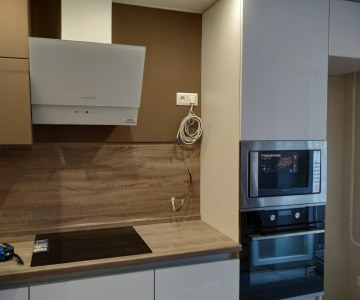 Кухня со встроенной техникой фото