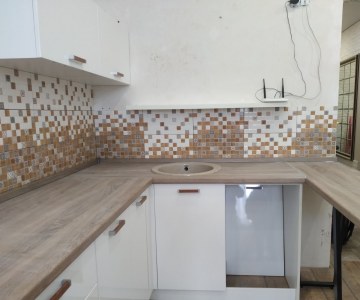 Кухня из МДФ глянец (белый)