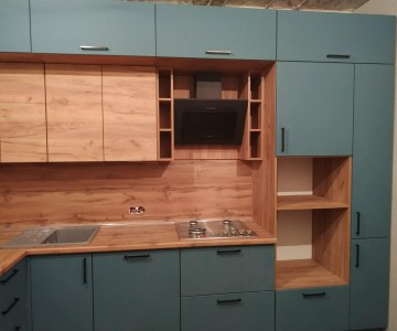 Кухня под дерево фото