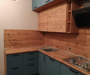 Кухня из дерева фото