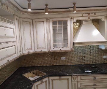 Кухня с фасадами Макбери фото