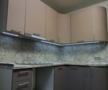 Кухня современная, пример работы Владмебельстрой 