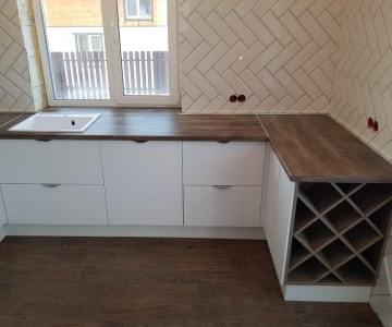 Кухня п-образной формы на заказ фото