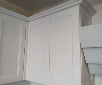 Шкафы кухни без ручек фото